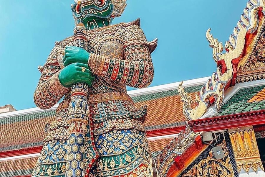 Vista de Bangkok, Tailandia