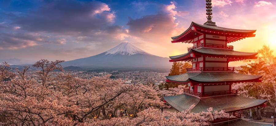 Vista urbana de Tokio, Japón